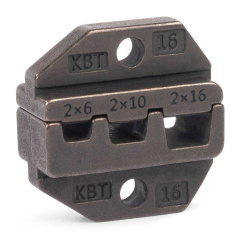 Номерная матрица КВТ МПК-16 для опрессовки втулочных наконечников [90713]