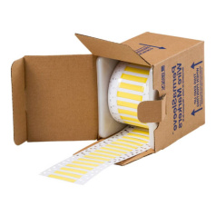 Термоусадочный маркер Brady 3PS-187-2-YL полиолефин, 50.8 х 8.5 мм, желтые, 2500 шт [brd32503]