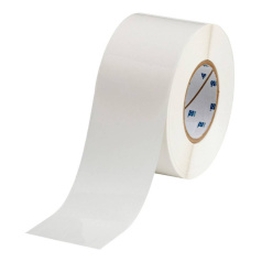 Этикетки Brady THT-21-430 полиэстер, 76.2 мм х 91.44 м, прозрачные глянцевые [brd30207]