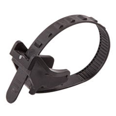 Подвес для крепления кабеля к тросу Rexant 160 х 12 мм, черный (100 шт) [07-2160]