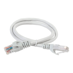 Коммутационный шнур (патч-корд) ITK категория 5E, UTP, 0.5 м, серый [PC01-C5EU-05M]