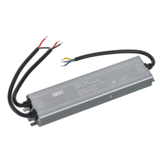 Драйвер LED IEK ИПСН-PRO, 200 Вт, 12 В, блок- шнуры IP67 [LSP1-200-12-67-33-PRO]
