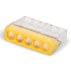 Клемма миниатюрная КВТ СМК 2273-245 с пастой (5 шт) [90366]