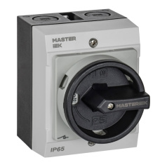 Переключатель кулачковый IEK MASTER в боксе закрытая рукоятка 10А схема 90 [MI-CS21-010-090]