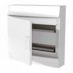 Бокс настенный ABB MISTRAL41W / 36M, непрозрачная дверь, с клеммами N+PE, 2 ряда [1SLM004102A3106]