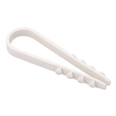 Дюбель-хомут нейлоновый Rexant 5-10 мм, белый (100 шт) [07-4501]