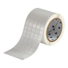 Этикетки Brady THT-12-533-10 полиэстер, 11.1 х 12.7 мм, белые глянцевые, 10000 шт [brd139555]