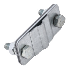 Зажим соединительный параллельный полоса/пруток - полоса IEK, 20 - 40 мм/8 - 10 мм, оцинкованная сталь [ZCC24-11-1-16-40]