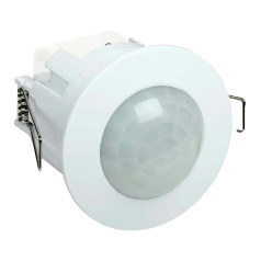 Датчик движения IEK ДД 201, 1200 Вт, 360°, 6 м, белый, IP20 [LDD11-201-1200-001]