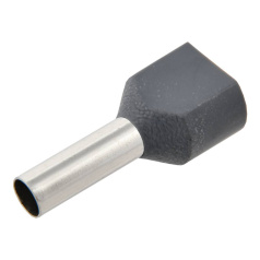 Наконечник втулочный изолированный двойной IEK НШВИ(2) 4-12 (100 шт) [UTE10-D4-0-100]