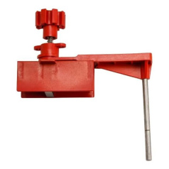 Универсальный блокиратор с рычагом Brady большой, высота рычага 179 мм, 224 х 162 мм, нейлон и сталь, красный [gws65401]