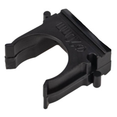 Крепеж-клипса для труб Rexant ø 20 мм, черная (100 шт) [28-0120-3]