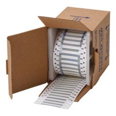 Термоусадочный маркер Brady 3PS-094-2-GY-S полиолефин, 50.8 х 4.6 мм, серый, 500 шт [brd108398]