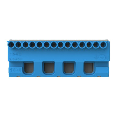 Клеммник самозажимной ABB ZK144B N14х4+4х25 мм, синий [1SPE007715F9705]