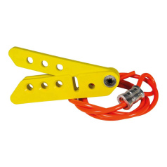 Тросовый блокиратор Brady Scissor-Lok, стальной трос в виниловой оболочке, Ø 4.8 мм, 0.9 м [gws236921]