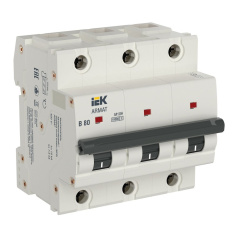 Автоматический выключатель IEK ARMAT M10H 3P B 80A [AR-M10H-3-B080]