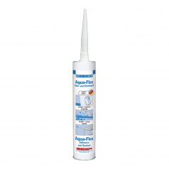 Клей-герметик Weicon Aqua-Flex для влажных поверхностей, белый, 310 мл (10021673) [wcn13700310]