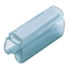 Пластиковый контейнер Brady Ademark AC-4-L30 модель 4, длина 30 мм, прозрачный, 500 шт [brdSA0430]