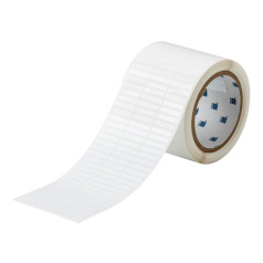 Этикетки Brady THT-41-423-10 полиэстер, 25.4 х 4.75 мм, белые глянцевые, 10000 шт [brd30221]