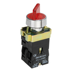 Переключатель IEK LAY5-BK2465 2 положения красный NO+NC [BSW90-BK-2-K04]