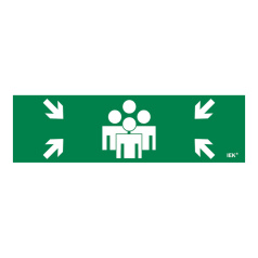 Самоклеящаяся этикетка IEK 310х90 мм, Место сбора [LPC10-1-31-09-MSTS]