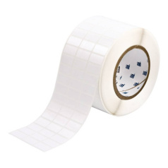 Этикетки Brady THT-5-483-10 полиэстер, 25.4 х 12.7 мм, белые глянцевые, 10000 шт [brd31329]