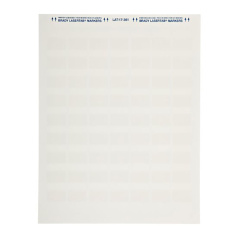 Самоламинирующиеся этикетки Brady LAT-18-361-1 на листах LETTER, 25,40 х 33,78 мм, белые (21 лист) [brd24570]