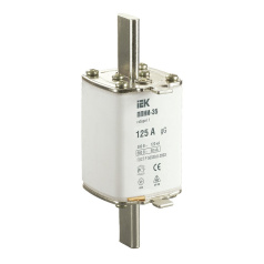 Плавкая вставка предохранителя ППНИ-35 IEK габарит 1, 125А [DPP30-125]