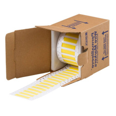 Термоусадочный маркер Brady 3PS-250-2-YL-S полиолефин, 50.8 х 11.15 мм, желтые, 500 шт [brd17215]