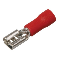 Разъем плоский изолированный IEK РпИм 1.25-250 с ПВХ манжетой (20 шт) [URM10-4-D15-D17-7]