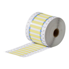 Термоусадочный маркер Brady 3DPS-25.4X50MM-B7646YL полиолефин, 50 х 41 мм, желтые, 500 шт [brd622522]