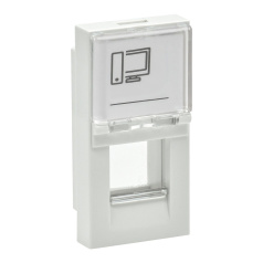 Панель лицевая IEK PRIMER Keystone (1 мод.) белая [PR-KK40D-PLK-0-1-K01]