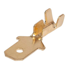 Разъем плоский неизолированный «папа» КВТ РП-П 1,5-(4,8) [85671]