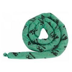 Впитывающий бон для предотвращения протечек химикатов Brady HAZ124 Ø 7.6 см x 366 см, 4 шт на 45 литров [spc813852]