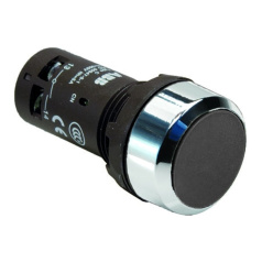 Кнопка ABB CP1-30B-10 без фиксации 1HO черная [1SFA619100R3016]