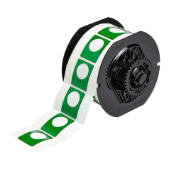 Этикетки Brady B30EP-167U-593-GN под кнопку, полиэстер, 30.48 х 38.1 мм, Ø 22.5 мм, зеленые, 235 шт [gws118059]