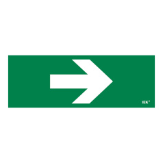 Самоклеящаяся этикетка IEK 280х100 мм, Направляющая стрелка [LPC10-1-28-10-STR]