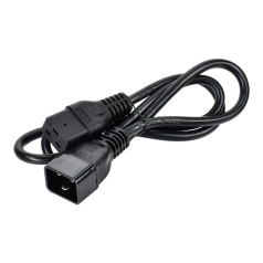 Кабель электропитания ITK PDU 3х1.5, 1 м с разъёмами С19-C20 [PC-C19C20-1M]