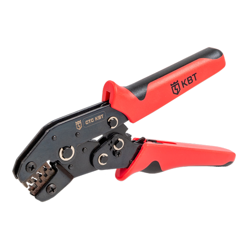 Пресс-клещи КВТ СТС-Д с матрицей 2549 для опрессовки коннекторов Dupont 2.54, D-SUB, автоклемм 2.8 [85740]