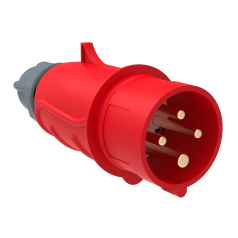 Вилка переносная IEK MAGNUM ССИ-014 16А-6ч/380-415В 3P+PE IP44 [PSN02-016-4]
