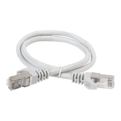 Коммутационный шнур (патч-корд) ITK категория 5E, FTP, PVC, 7 м, серый [PC01-C5EF-7M]