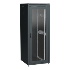 Шкаф сетевой 19" ITK LINEA N 42U 800х800 мм, чёрный [LN05-42U88-GM]