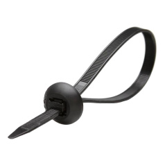 Кабельные стяжки с круглым замком Fortisflex КСК 8х380 (100 шт) [83504]