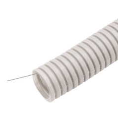 Труба гофрированная ПВХ Rexant с зондом, Ø 40 мм [28-0400-2]