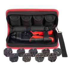 Набор КВТ СТО+9 QUICK PRO: пресс-клещи с матрицами в сумке [90778]