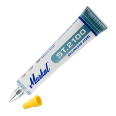Маркер-туба для нержавеющей стали Markal ST2100, желтый, 6 мм [97171]