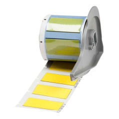 Термоусадочная трубка Brady M7‐500‐175‐342‐YL полиолефин, 44.83 х 21.62 мм, желтая [brd174632]