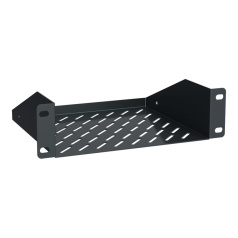 Консольная полка глубиной 200 мм, для шкафа 10" LINEA WS черная [RS05-200P-LWS]