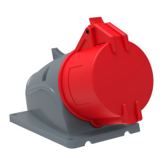 Розетка стационарная IEK MAGNUM ССИ-125 32А-6ч/200/346-240/415В 3P+PE+N IP44 [PSN12-032-5]