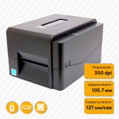 Термотрансферный принтер TSC TE310, 300 dpi, USB, Internal Ethernet [99-065A901-00LF00]